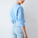 The Daily Sweatshirt in Baby Blue