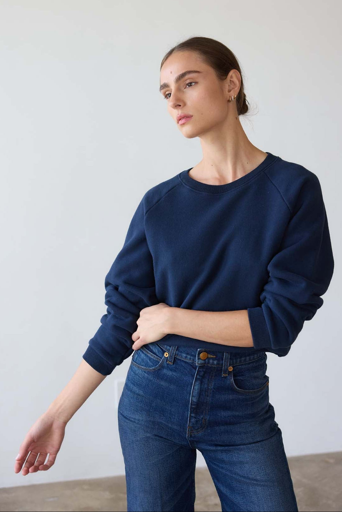 The Daily Sweatshirt in Navy