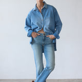 The Freddie Jean in Worn Indigo