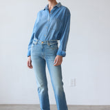 The Freddie Jean in Worn Indigo