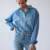 The Freddie Jean in Worn Indigo