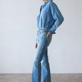 The Freddie Jean in Worn Indigo