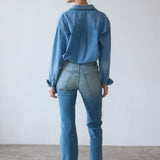 The Freddie Jean in Worn Indigo