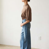 The Kitty Point Heel in Olive Snake