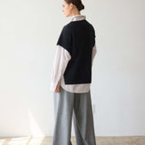 The Sweater Vest in Charcoal