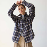 The Weekend Shirt in Charcoal Plaid