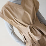 The Mock Neck in Heather Grey