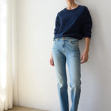 The Freddie Jean in Worn Indigo