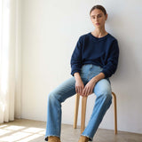 The Daily Sweatshirt in Navy