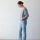 The Slim Stovepipe Jean in Spring Indigo