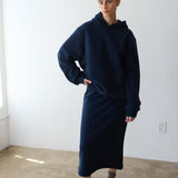 The Sweatshirt Skirt in Navy