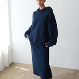 The Sweatshirt Skirt in Navy