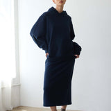 The Sweatshirt Skirt in Navy