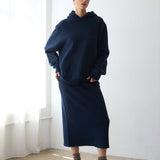 The Sweatshirt Skirt in Navy