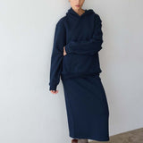 The Sweatshirt Skirt in Navy