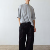 The Triple Pleat Pant in Black