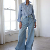 The Baggy Jean in Ice Indigo