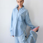 The Essential Shirt in Ice Indigo