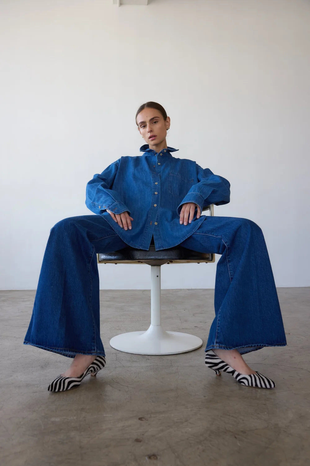 The Elephant Bell in Farrah Indigo