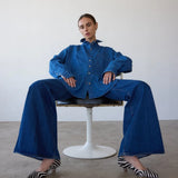 The Elephant Bell in Farrah Indigo