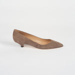 The Kitty Point in Taupe Suede - Jamie Haller