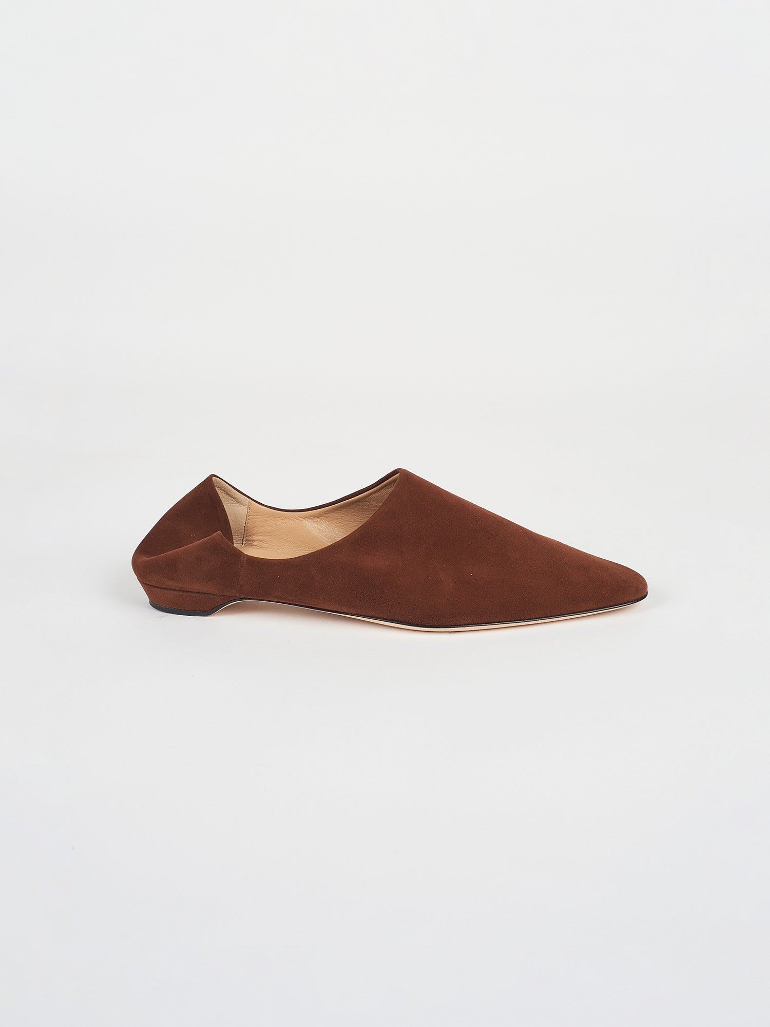 The Mule in Chocolate Suede - Jamie Haller