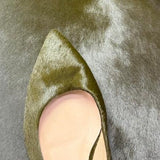 The Kitty Point Heel in Ponyhair Moss