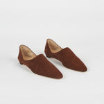 The Mule in Chocolate Suede - Jamie Haller