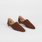 The Mule in Chocolate Suede - Jamie Haller