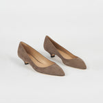 The Kitty Point in Taupe Suede - Jamie Haller