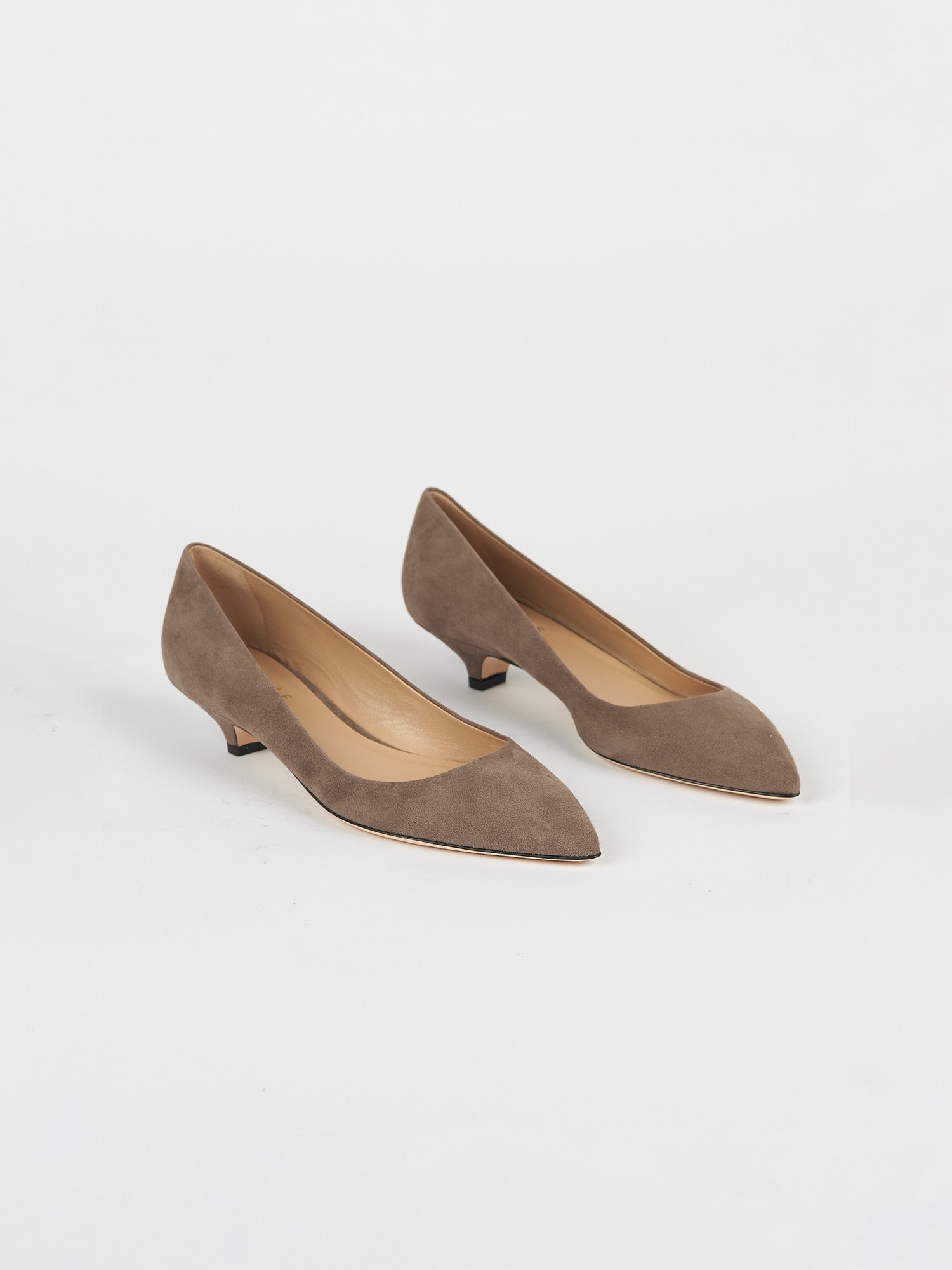 The Kitty Point in Taupe Suede - Jamie Haller