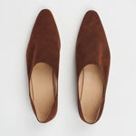 The Mule in Chocolate Suede - Jamie Haller