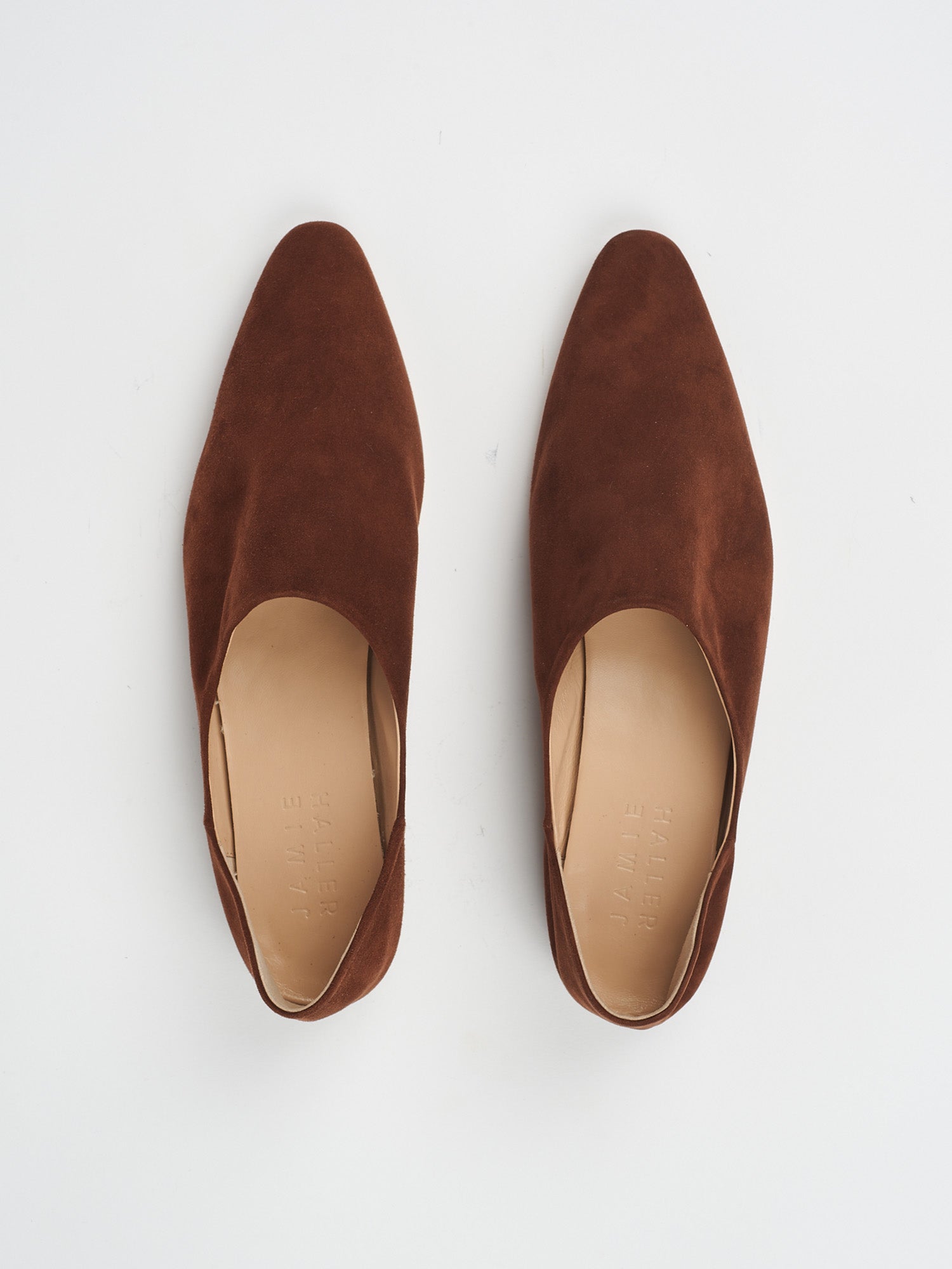 The Mule in Chocolate Suede - Jamie Haller