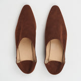 The Mule in Chocolate Suede - Jamie Haller