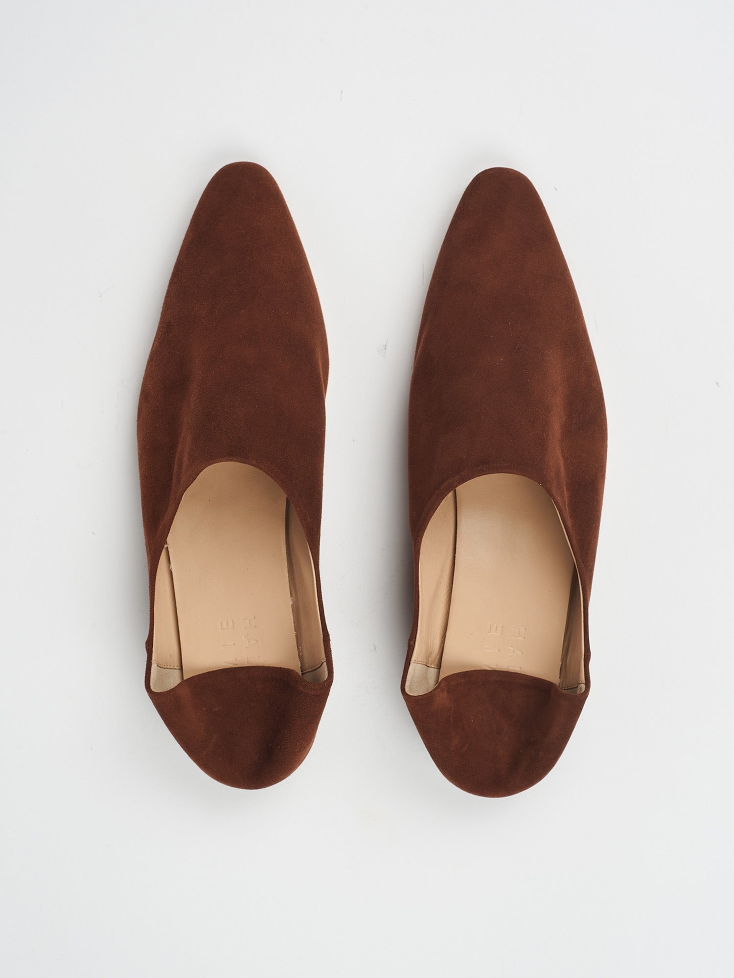 The Mule in Chocolate Suede - Jamie Haller