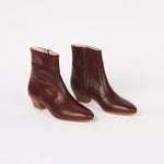 Beatnik Boot in Oxblood Angled front view