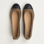 The Cap Toe Slipper in Taupe
