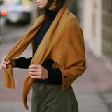 The Welt Pocket Cashmere Cardigan in Gold