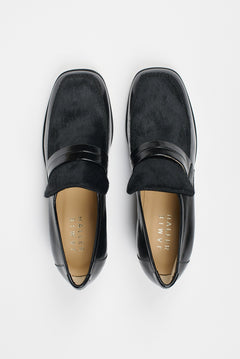 The Mod Loafer in Ponyhair Black