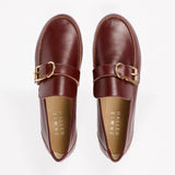 The Buckle Loafer in Oxblood
