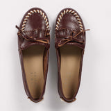 The Camp Loafer in Bright Burgundy