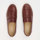The Penny Loafer in Bright Burgundy