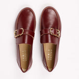 The Buckle Loafer in Oxblood