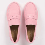 The Penny Loafer in Ponyhair Pink