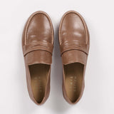 The Penny Loafer in Greige