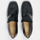 The Mod Loafer in Ponyhair Black
