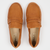 The Unlined Penny Loafer in Cuoio