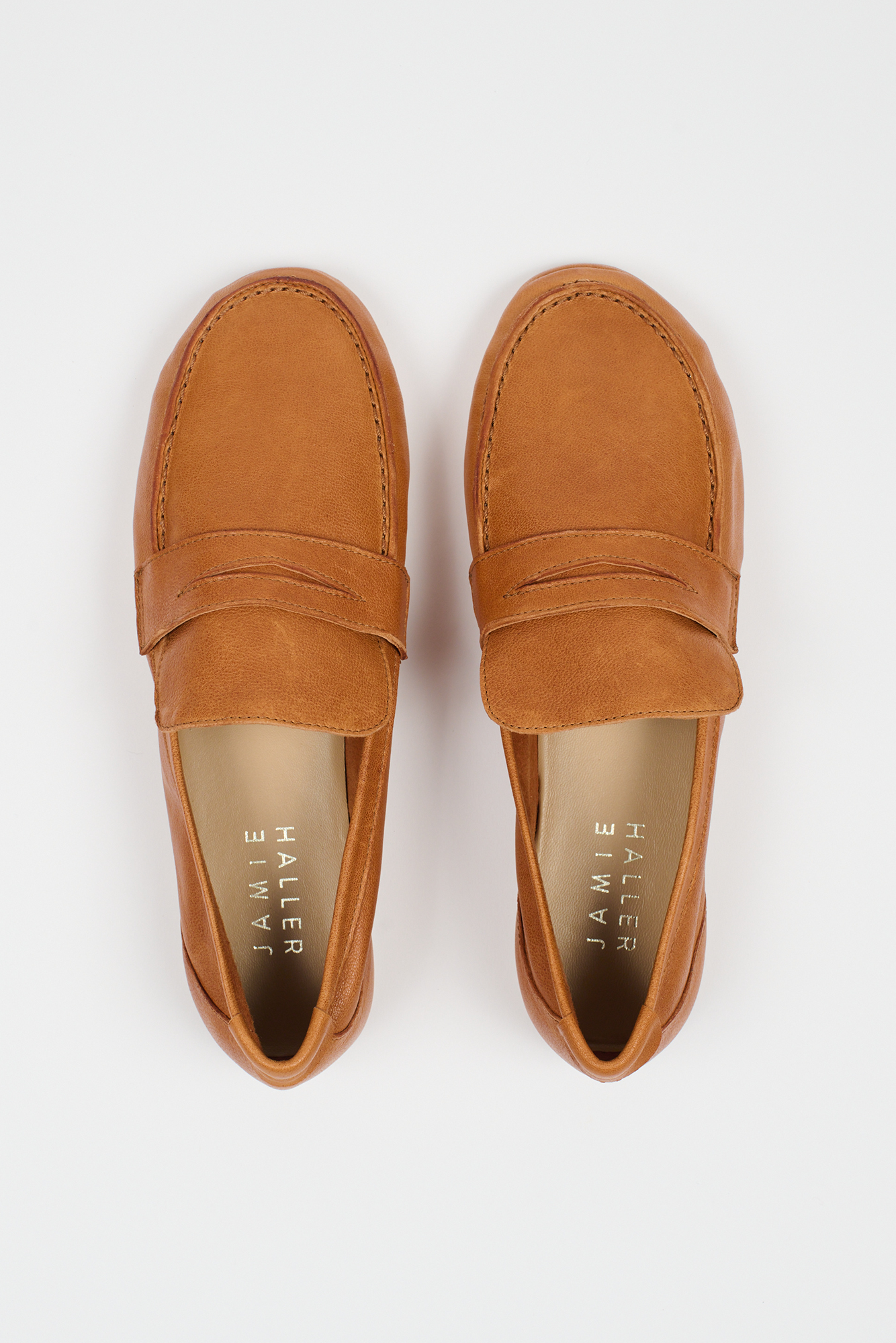 Unlined Penny Loafer Cuoio