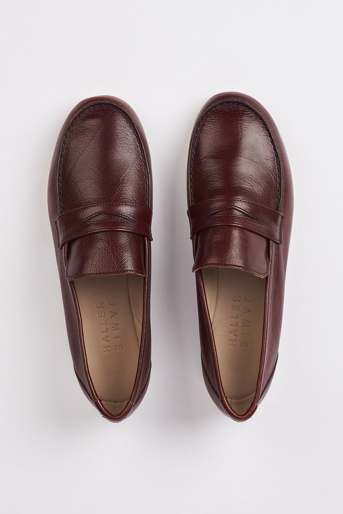 The Penny Loafer in Oxblood - Oxblood / 36