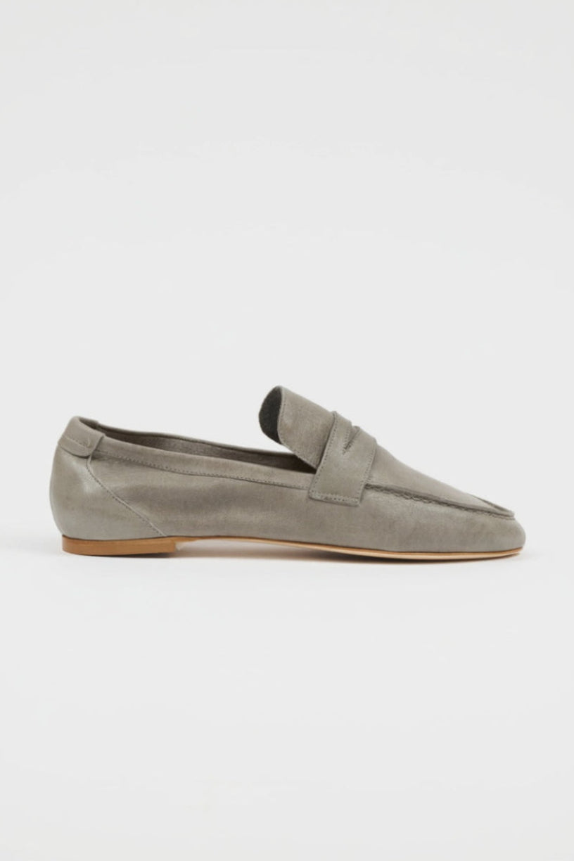 The Unlined Penny Loafer in Graphite